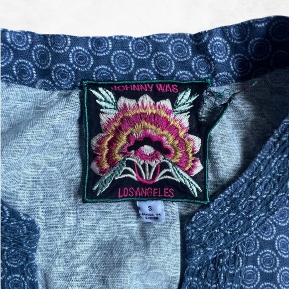 Johnny Was Arla Bishop Sleeve Dress - Picture 4 of 5